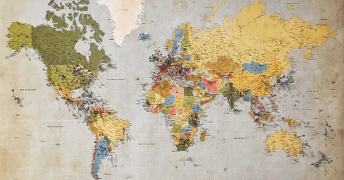 world map